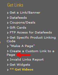 Create a Custom Link to a Page