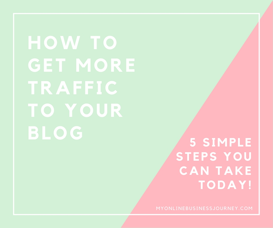 how to get more traffic to my blog