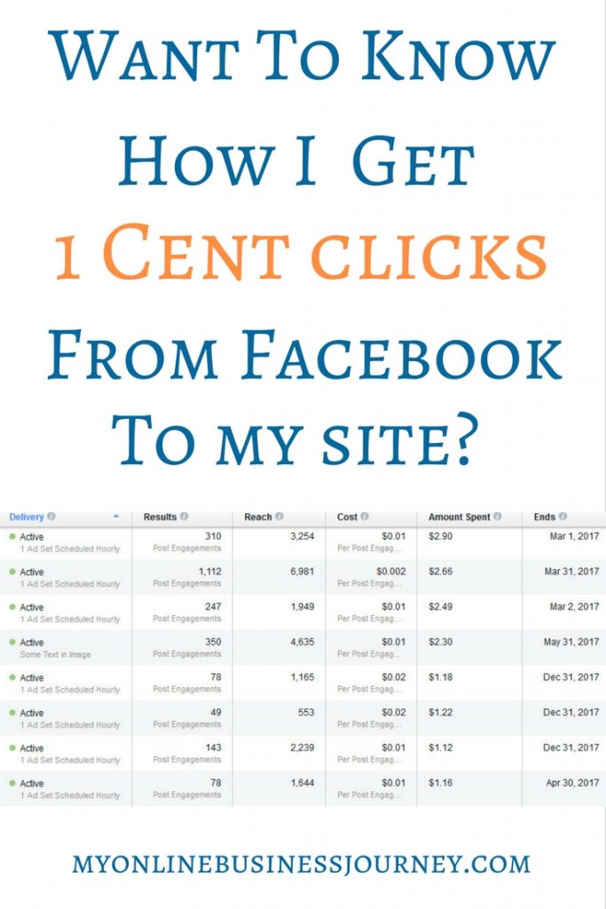Learn how how to get almost free traffic for your affiliate marketing from facebook